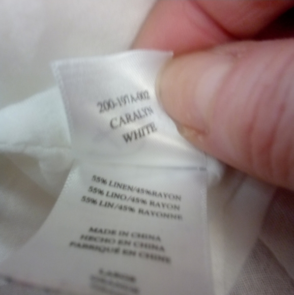 RAILS " Carlyn " White Mini Dress Tie Straps Ruffle Tiered Dress LARGE - Picture 16 of 16